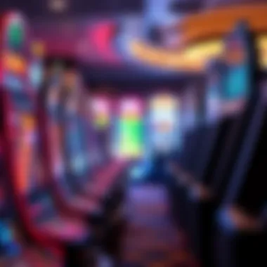 Diverse Gaming Experience A close-up of various gaming options available at a Western Washington casino, highlighting the diversity of games.