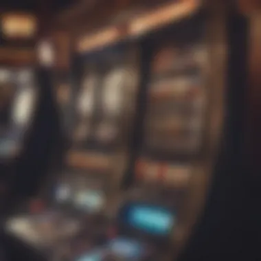 Player engaging with a high-stakes slot machine