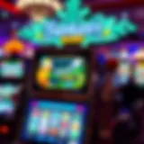 Vibrant slot machine showcasing a fantasy theme