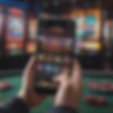 User interface of the BetMGM Casino App showcasing game selection