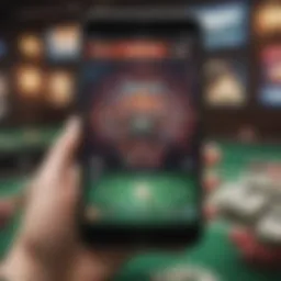 A smartphone displaying a mobile game interface with cash rewards