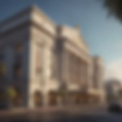 Exterior view of a Caesars-owned casino showcasing its architectural beauty