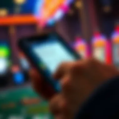 A close-up of a smartphone displaying a lottery ticket scanning application interface