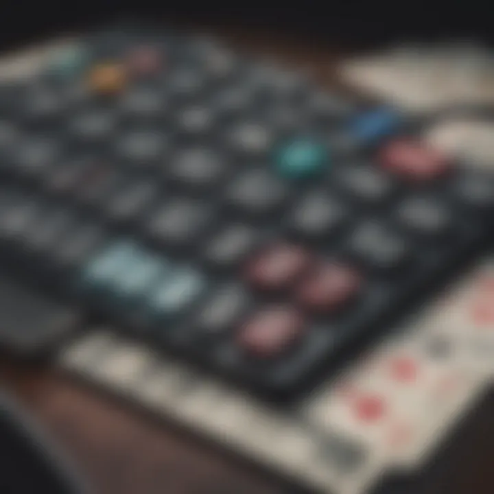 A graphic highlighting different types of poker calculators available in the market.