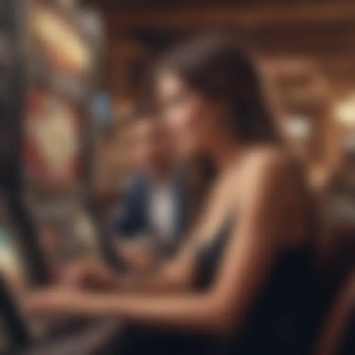 Player engaging with Double Jackpot Gems slot machine