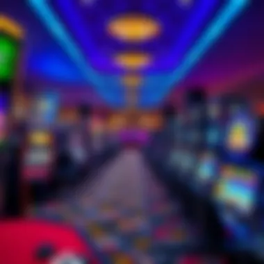 A vibrant casino floor showcasing diverse gaming options