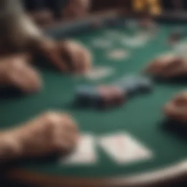 Strategic Poker Techniques Strategic poker table layout showcasing advanced techniques