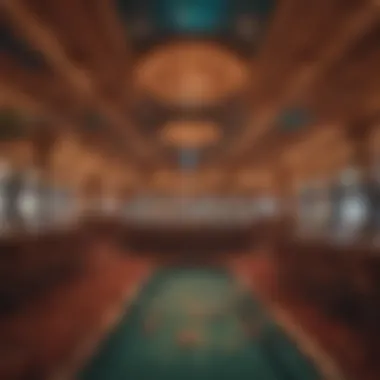 A vibrant depiction of Las Atlantis Casino's interior