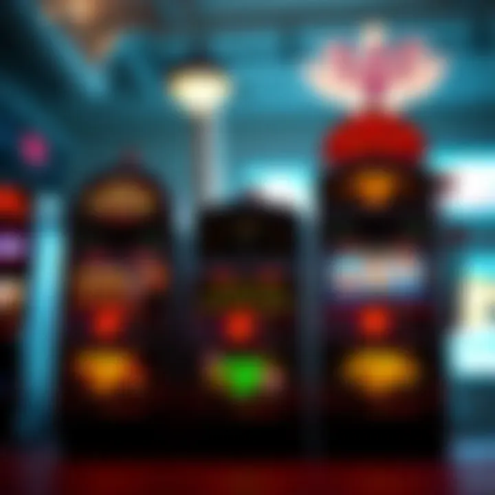 A historical visual representation showing the evolution of slot machines leading to the Lucky Sevens