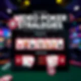 A detailed infographic showcasing video poker strategies