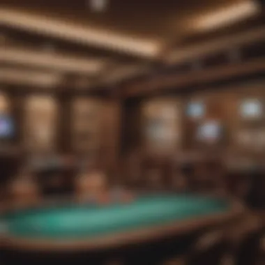 Amenities and comfort features of the Talking Stick Poker Room