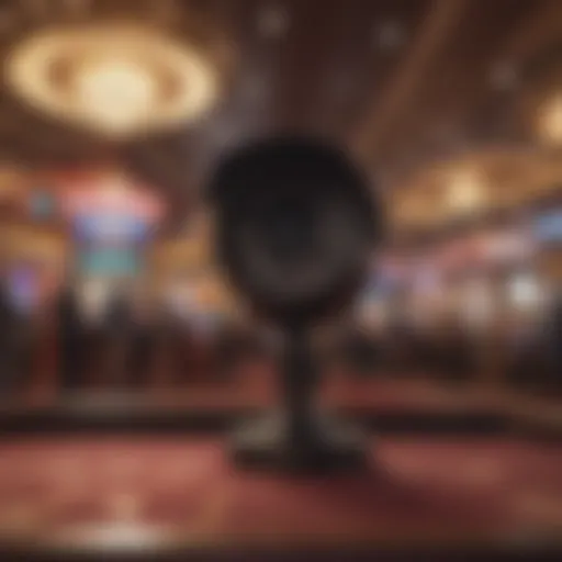 Surveillance camera monitoring the casino floor