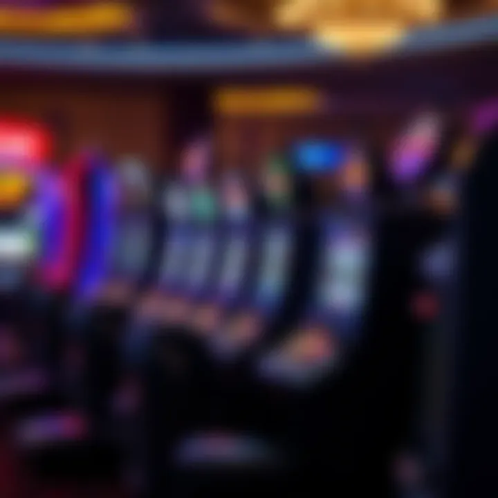 A selection of different video poker machines in a casino setting